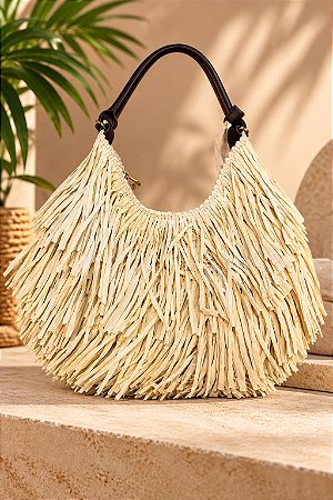 BOLSA PALHA FRANJA ML26