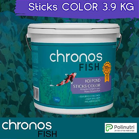 CHRONOS FISH - Koi Sticks Color 3.9 kg - Polinutri