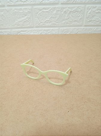 KIT C/3 UN OCULOS DE ACRÍLICO AMARELO CLARO