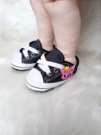 TÊNIS JEANS GATINHO ROSA