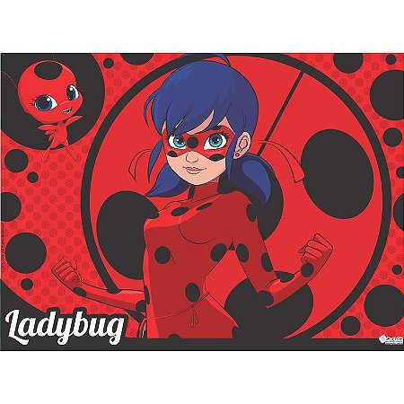 Painel TNT GIGANTE  1,40m decoração festa Ladybug