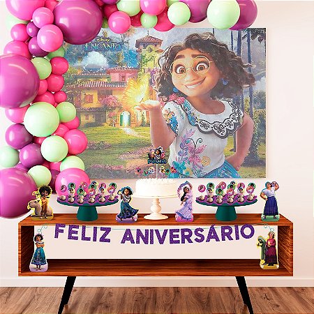 Decoração Festa Encanto Kit Festa COMPLETO em EVA 39pçs