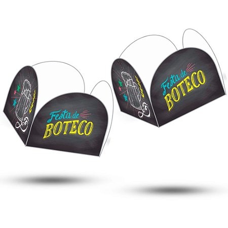 100 Forminhas para doces Decoração Boteco aniversário