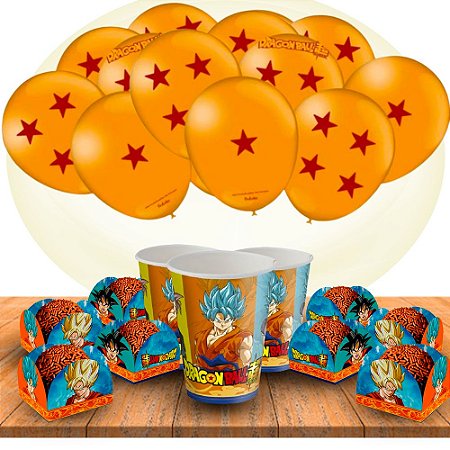 Kit festa 73 Itens Decoração Dragon ball aniversário