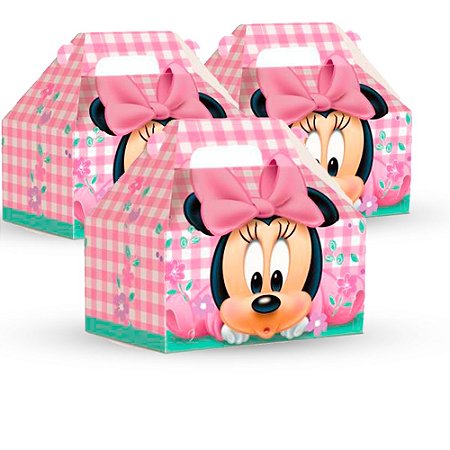 20 caixinhas Maletinhas Decoração festa Minnie