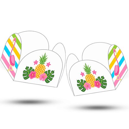 50 Forminhas para doces decoração festa Flamingos