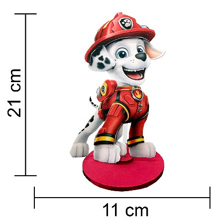 Decoração Patrulha canina Centro de mesa GIGANTE Marshall