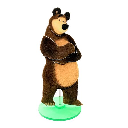 Decoração Masha e o Urso Centro de mesa GIGANTE EVA URSO