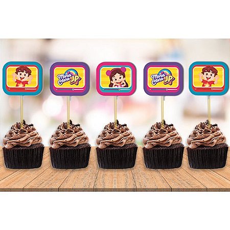 Topper Tags para doces Maria Clara e JP decoração festa em EVA