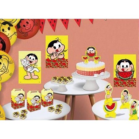 KIT só um bolinho Magali melancia/ 89 peças para decorar