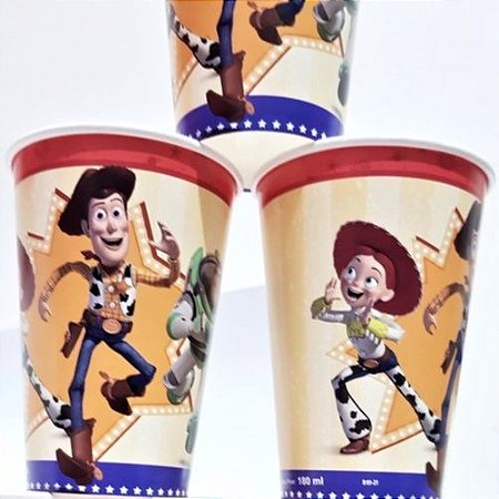 8 Lembrancinhas copos festa Toy Story decorção aniversário