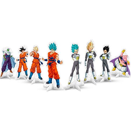 8 Decoração Display de Mesa Dragon ball Festa aniversário