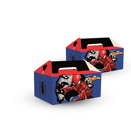 10 Caixas Maletinhas Lembrancinhas Homem Aranha 20x13,5x10