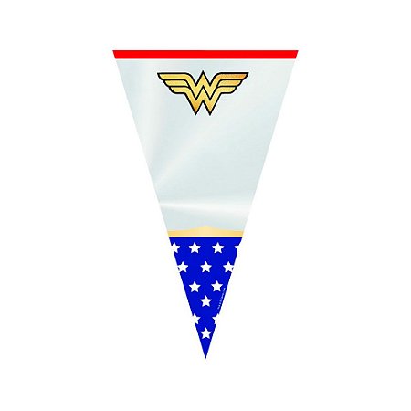 50 Cones Decoração festa Mulher Maravilha lembrancinhas