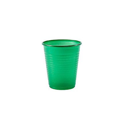 50 Copos descartáveis Verde 200ml decoração para festa