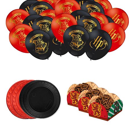 Kit festa decoração Harry Potter completo 85 peças festa