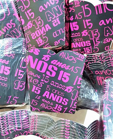 8 Cachepot Decoração festa 15 ANOS completa