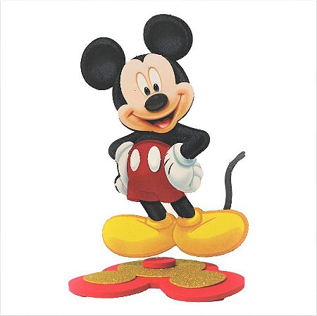 Decoração festa Mickey Centro de mesa GIGANTE EVA 20X11,5cm