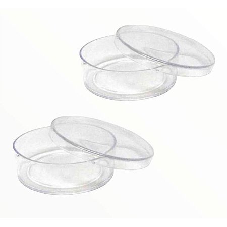 20 Latinhas transparetes 4cm Cristal Acrilico resistênte