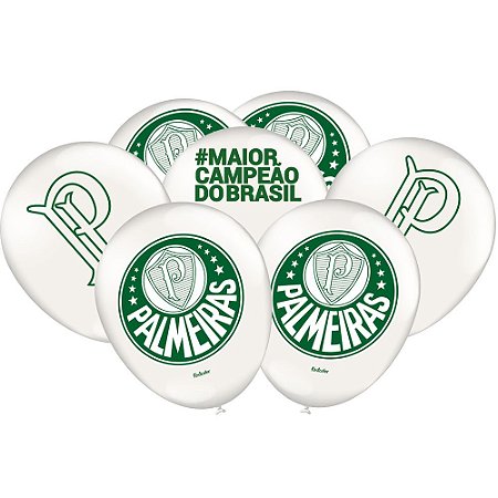 25 Balão bexigas n9" Decoração Festa Palmeiras