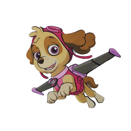 PAINEL DECORAÇÃO FESTA PATRULHA CANINA SKYE 29,5X34CM