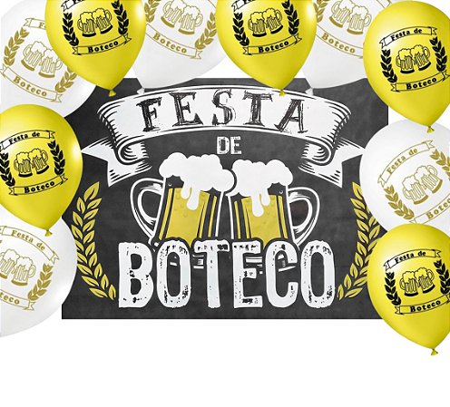 Kit Festa Completo 51 pçs Decoração Boteco masi cor
