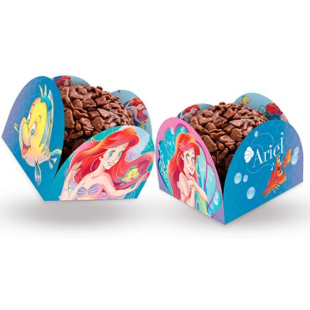 50 Forminhas para doces Ariel Disney decoração festa