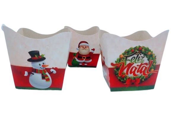 10 CACHEPO DECORAÇÃO NATAL MAIS COR E RESISTÊNCIA