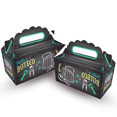 5 CAIXA MALETA FESTA DE BOTECO DECORAÇÃO