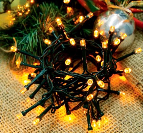 Pisca Pisca Led 05m Luz Amarelo Bivolts 110v Decoração festa