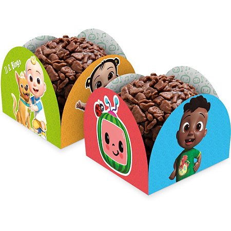 50 Forminhas para doces Decoração festa Cocomelon mais cor