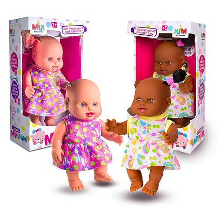 Boneca Coleção Milkinhas com roupinha divertida e cheirosa