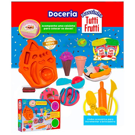 Massinha Com Cheiro De Tutti Frutti Para Criar Doceria