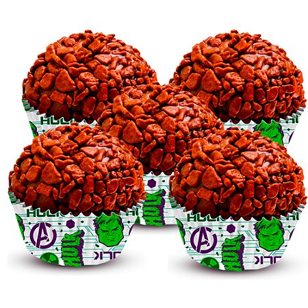 200 Forminhas para doces N5 decoração Hulk festa aniversário