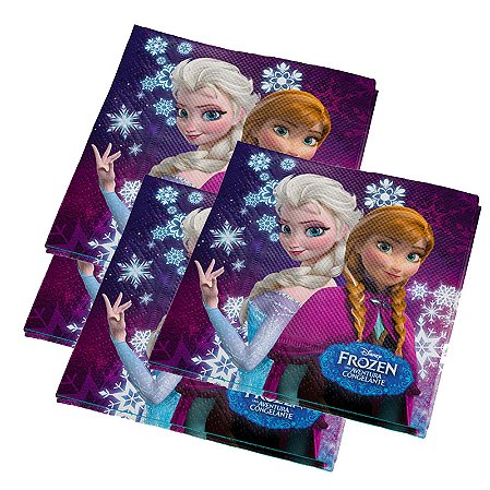 32 Guardanapos papel FROZEN festa aniversário mais cor