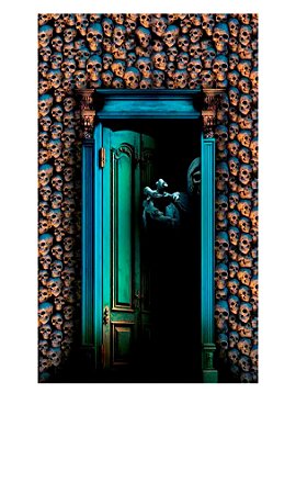 Painel PLASTICO GRANDE HALLOWEEN decoração festa 1,20M X 2M