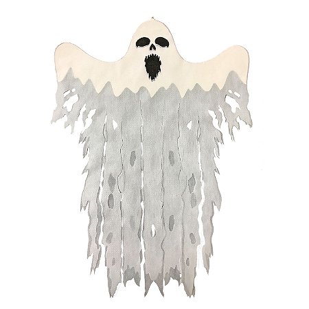 Enfeite Pend Tnt Decoração Halloween Horripilante - Fantasma