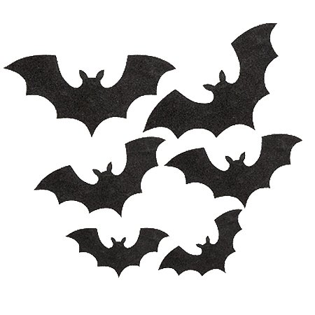 Kit Paineis Decoração Halloween Morcegos Festa em EVA 18cm