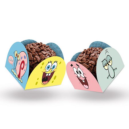 200 Forminhas Para Doces Bob Esponja Decoração Festa