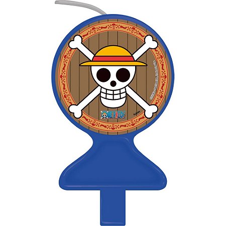 Vela PLANA ONE PIECE Decoração festa