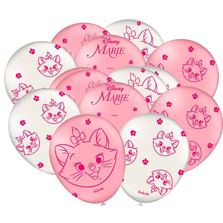 Gatinha Marie Kit decoração festa 100 itens