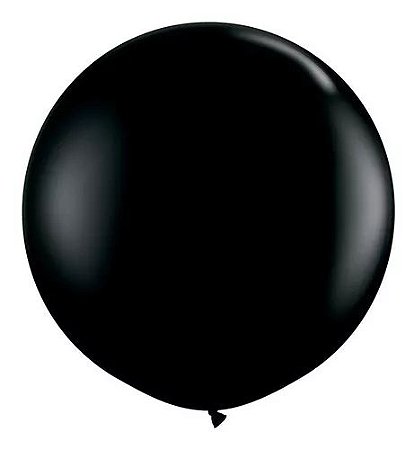 Balão Bexigão BIG 250" Liso PRETO Coloque doces dentro