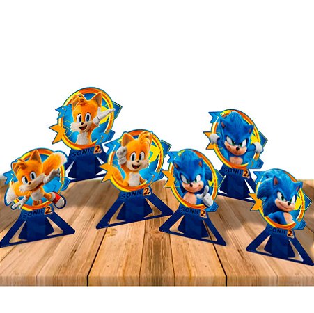 Decoração Display de mesa decoração SONIC 2 festa