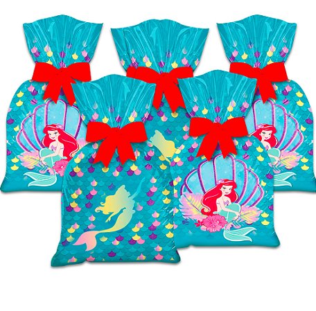 12 Sacolas surpresa Lembrancinhas ARIEL decoração  festa