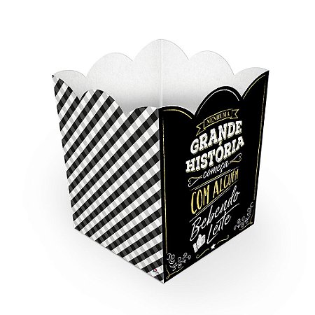 Cachepot Papel Decoração Boteco Festa Aniversário 8un