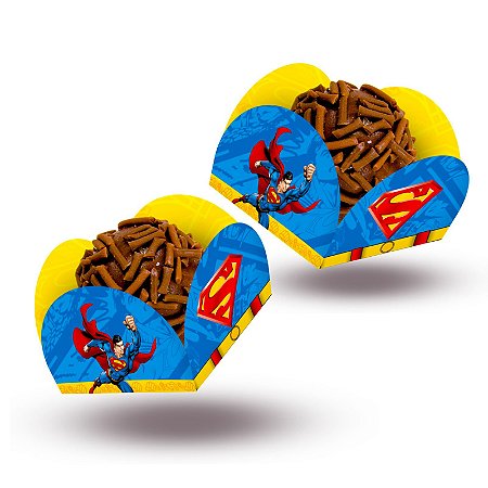 40 Forminhas para doces Decoração Superman Festa aniversário