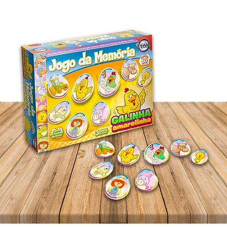 Jogo da Memoria Galinha Amarelinha Mais diversão