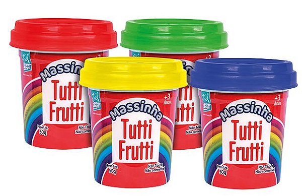 Brinquedo massinha de modelar Cheirinho tutti frutti