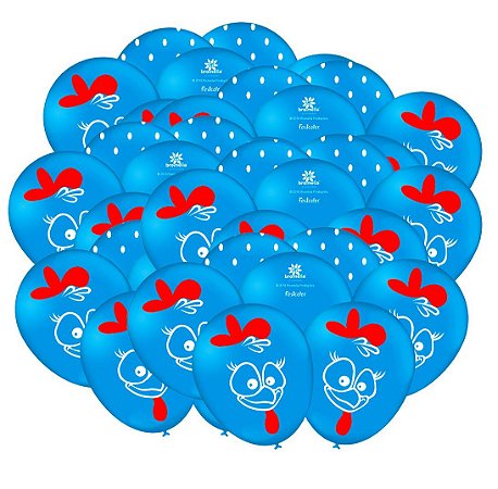 25 Balão Bexigas n9 Decoração Galiha Pintadinha festa