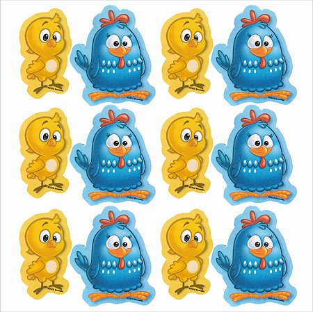 12 Topper tag Para doces  GALINHA PINTADINHA